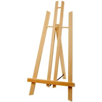 Trade Shop Trade Shop - Cavalletto Artistico Supporto Per Pittura Tela Pieghevole Legno 50cm Disegno