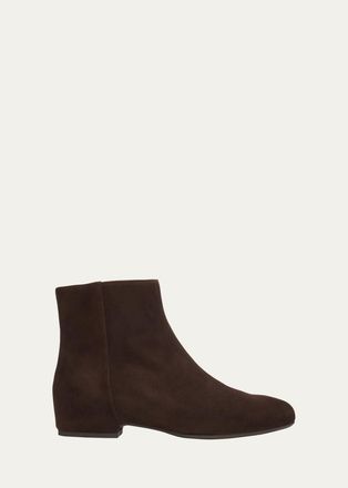 Aquatalia 35mm Ulyssa Waterproof Suede Hidden Wedge Ankle Boots