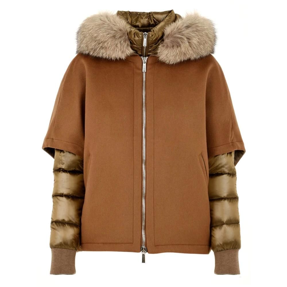 ZARA Pull tricoté Dames T 38 brun style décontracté