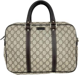 Gucci unisex, Pre-owned, Beige, Maat: ONE Size Leer