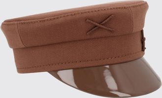 Ruslan Baginskiy Cappello modello postino in twill di cotone con logo ricamato