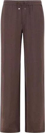 Herno Broeken, Dames, Bruin, XL, Wide Broeken