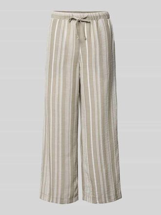 Christian Berg Culotte mit Kordelzug und Eingrifftaschen in Sand, Gr&ouml;&szlig;e 34