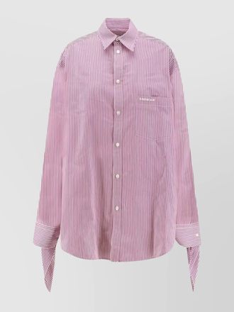 Balenciaga striped long sleeve top for casual wear