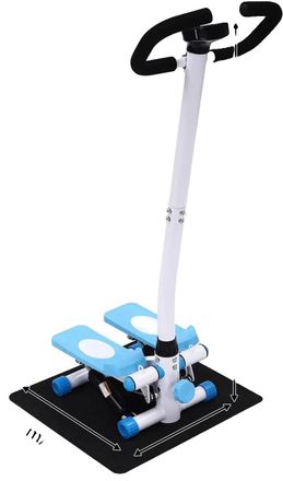 OEM Stepper De Fitness, Resistencia Ajustable, Dise&ntilde;o Compacto, Negro