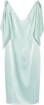 Fely Campo Gedrapeerde midi-jurk - Dames - Feestkleedjes - Blauw - L - Kleedjes