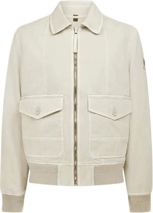 Belstaff Bomber Jackets, male, Beige, Size: S Chartsman Jacket