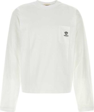 Versace White Crew Neck T-Shirt