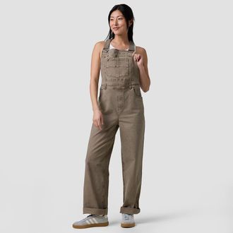 Backcountry Rambler Stretch Canvas Overall - Womens in Fallen Rock at Nordstrom, Size X-Large