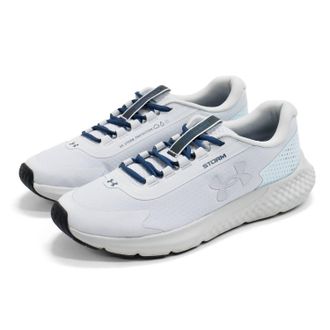 Under Armour Womens Charged Rogue 3 Storm Running Shoe In Halo Gray