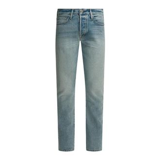 Tom Ford Slim-fit Jeans, male, Blue, Size: W33 Straight Fit Denim