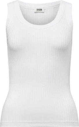 Drykorn Drykorn, Sleeveless Tops, female, White, Size: XS Tavira Tank Top