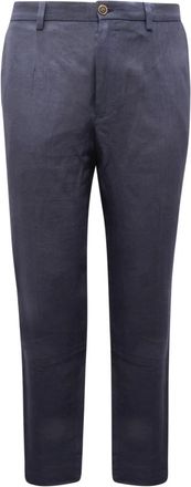 Dolce & Gabbana Heren, Broeken, Blauw, Maat: XL Linnen