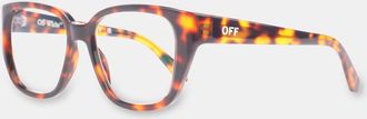 Off-white Mens Accessories Off White Off Style 63 Sun in Havana Blue - One Size