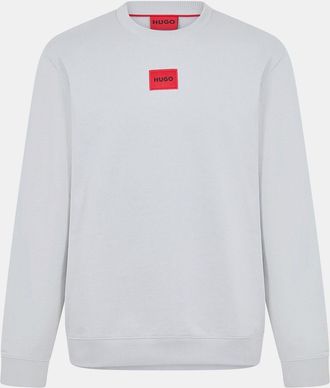 HUGO BOSS Hugo Mens Diragol Crew Neck Sweatshirt in Light/Pstl Grey - Size X-Small