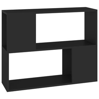 vidaXL Vidaxl - Mueble Para Tv Madera Contrachapada Negro 80x24x63 Cm