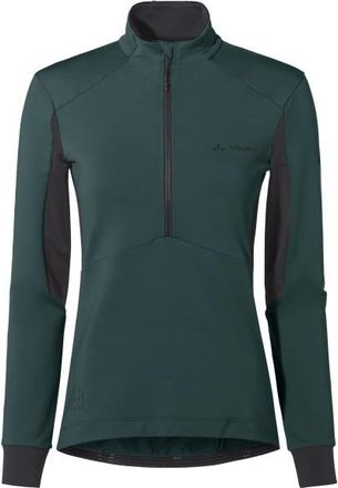Vaude Kuro Halfzip L/S Tricot Velotrikot für Damen | blau