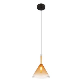 Globo Lighting L&aacute;mpara Colgante - Lopusa - &Aacute;mbar - Vidrio - &Oslash; 20cm - G9 - Globo