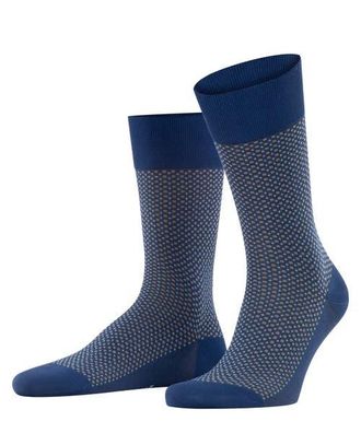 Falke Uptown Tie Patterned Dress Socks in Royal Blue at Nordstrom, Size Small