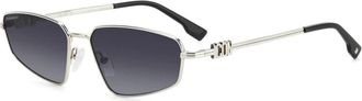 Dsquared2 Icon 0015/S 010(9O) Zonnebril - Heren - Zonnebrillen - Grijs - 60 MM - Accessoires