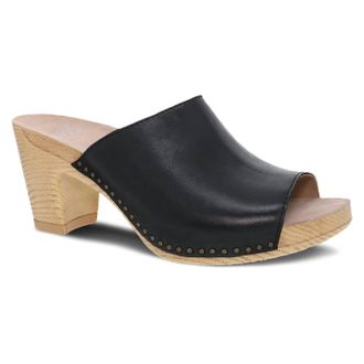 Dansko Womens Tandi Summer Slip-On Heeled Mule In Black