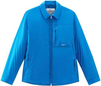 Woolrich Pertex padded shirt jacket - men - Polyamide/Polyamide/Polyester - M - Blue