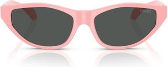 Versace 55mm Cat Eye Sunglasses in Pink at Nordstrom