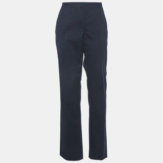 Theory Blue Stretch Gabardine Trousers