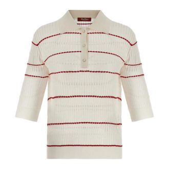 Max Mara Dames, Tops, Veelkleurig, Maat: L Zijde