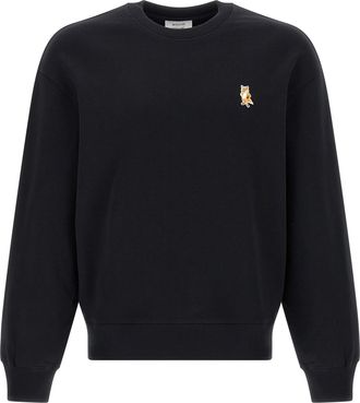 Maison Kitsuné Stending Fox Felpe Nero-Uomo