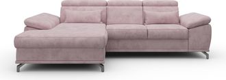 Sit&more Ecksofa »Cabrio L-Form, B: 295 cm, mit Sitztiefen-, Arm- & Kopfteilverstellung« 2 Nierenkissen, Federkern, optional Bettfunktion und Stauraum