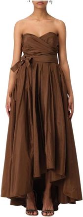 Pinko Pinko, Dames, Jurken, Bruin, Maat: 2XS Taf