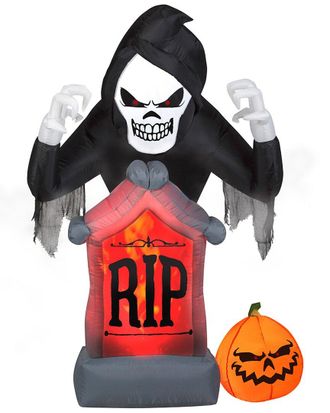 National Tree Company 6 Ft. Inflatable Shaking Grim Reaper