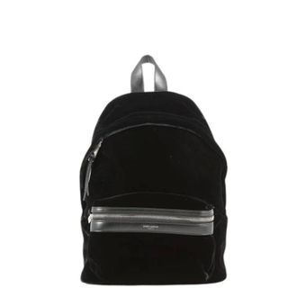 Saint Laurent Pre-owned Backpacks, female, Black, Size: ONE SIZE Pre-owned Vintage Backpack