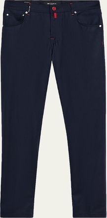 Kiton Mens Wool Five-Pocket Trousers