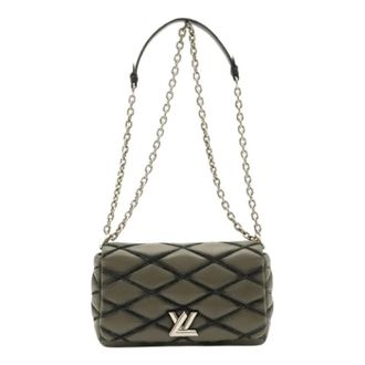 Louis Vuitton Pre-owned Vintage Quilted Shoulder Bag - Dames - Pre-owned - Grijs - Maat: ONE Size Leer