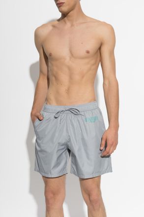 Moschino Swim Shorts, Mens, Grey