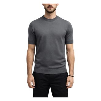 Gran Sasso Heren, Truien, Grijs, Maat: 2XL Katoen