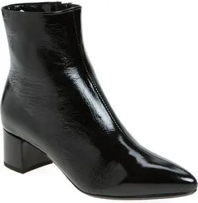 La Canadienne Annie Waterproof Ankle Boot in Black Patent at Nordstrom Rack, Size 5