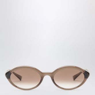 Gucci Brown oval sunglasses