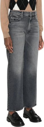 Mother Straight Jeans - Dames - Regular Fit Jeans - Blauw - W26 - Jeans