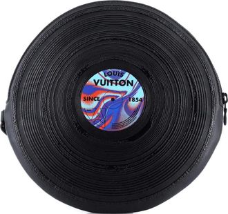 Louis Vuitton Disc Pouch Leather clutch bag - Zwart
