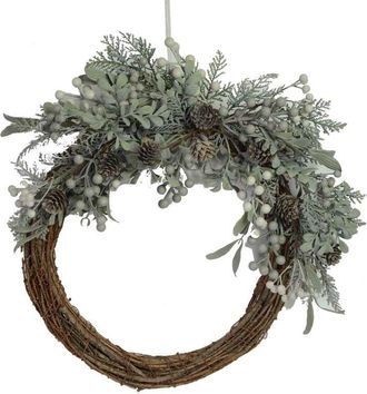 Vacchetti Vacchetti - Coronilla Nevada Con Pi&ntilde;as Marrones Cm51x46h12