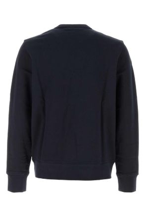 HUGO BOSS Cotton Crew-Neck Sweatshirt - Navy
