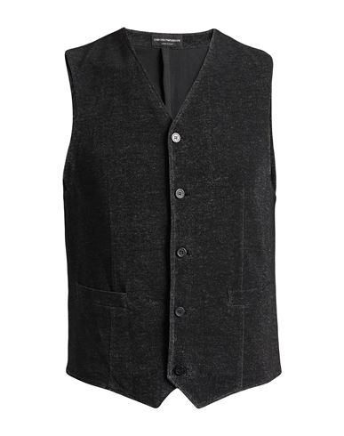 トップス Gerogio Armani Vest Giorgio Armani Single-breasted Hemp And Viscose Vest