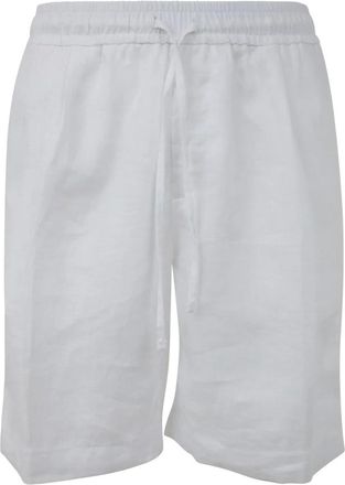 Michael Coal Heren, Korte broeken, Wit, Maat: W36 Linnen