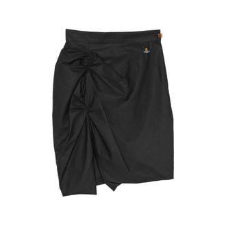 Vivienne Westwood Ruched Asymmetric Mini Skirt