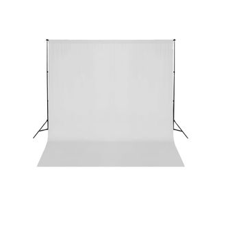 Berkfield Home Backdrop Support System 600x300 cm White