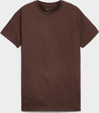 Djab Mens Crew-neck straight T-shirt DJAB 101 Longline fit