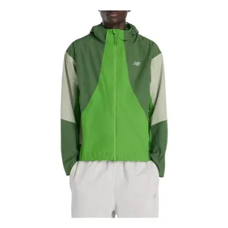 New Balance Better Run Waterproof Jacket Asia Sizing Dark Alpine Green MO53207DAE